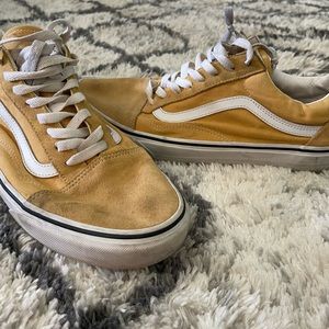 Mustard yellow Vans size 12